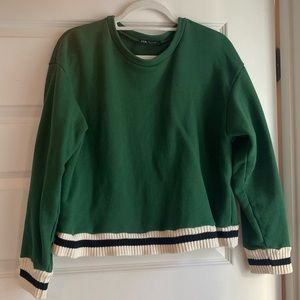 Zara green sweater
